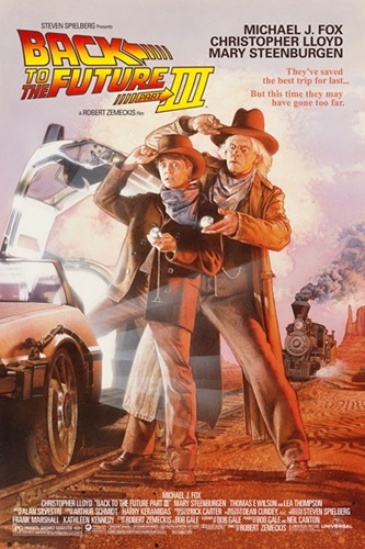 Back To The Future Part III (Variant) by Drew Struzan