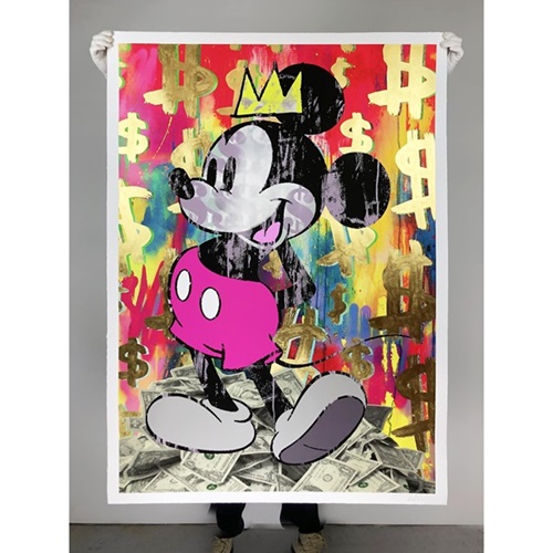 King Mickey Remix (XL Gold Leaf) by Ben Allen
