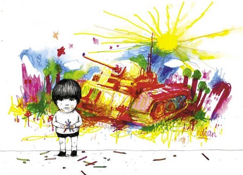 Le Char  by Dran