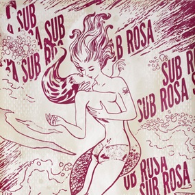 Sub Rosa (In Shimmering Red) by Faile