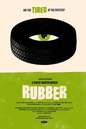 Rubber (Green Variant) by Olly Moss