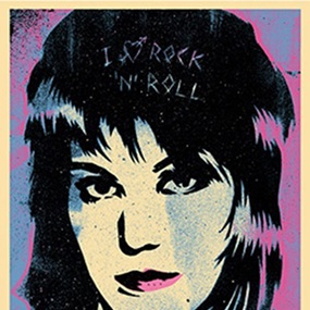 Joan Jett Pop by Shepard Fairey