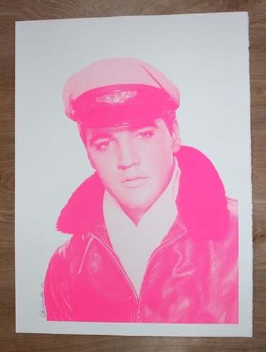 Crazy About Elvis (Hot Pink) by Tim Oliveira
