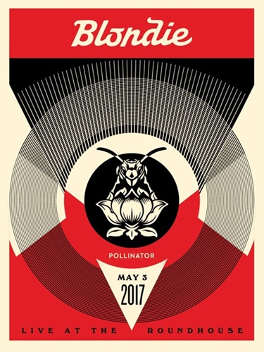 Live At The Roundhouse (Red) by Shepard Fairey