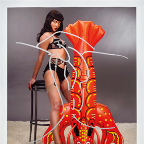 Girl With Lobster (2014 Edition) by Jeff Koons