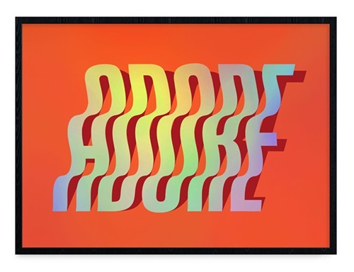 Adore (Orange Rainbow) by Ben Johnston