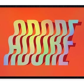 Adore (Orange Rainbow) by Ben Johnston