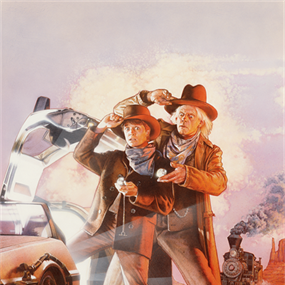 Back To The Future Part III (Art Print Variant) by Drew Struzan