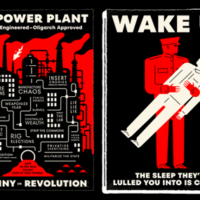 The Power Plant & Lulled To Sleep by Cleon Peterson