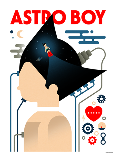 Astro Boy  by Michael De Pippo
