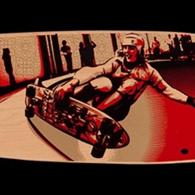 Shepard Fairey x Red Dog X Glen E Friedman X Collab Skate Decks (Natural Maple) by Shepard Fairey
