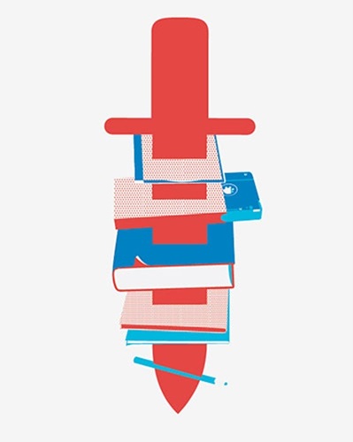 Stabbed  by Geoff McFetridge