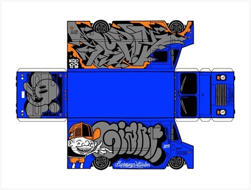 Box Van (Blue) by Mike Giant