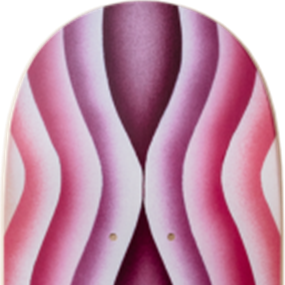 Ripple Skateboard (Dark) by Judy Chicago