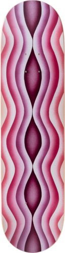 Ripple Skateboard (Dark) by Judy Chicago