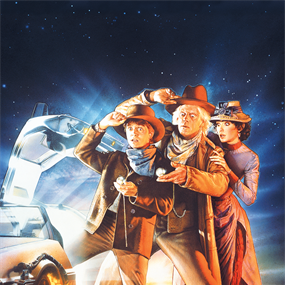 Back To The Future Part III (Art Print) by Drew Struzan