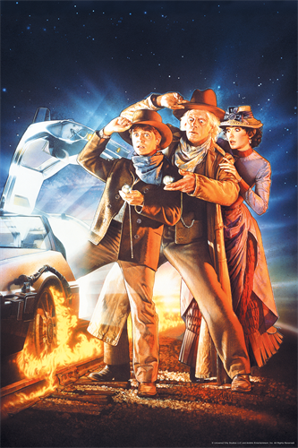 Back To The Future Part III (Art Print) by Drew Struzan