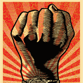 Rise Above Fist (Large Format) by Shepard Fairey
