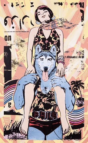 Paradise (Yellow) by Faile