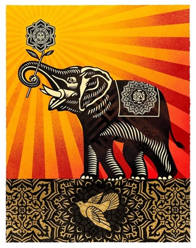 Obey Elephant (VSE OG Colourway) by Shepard Fairey
