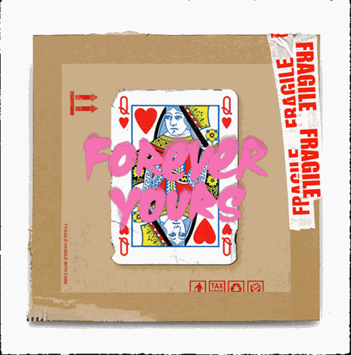 Queen Of Love (Pink) by Mr Brainwash