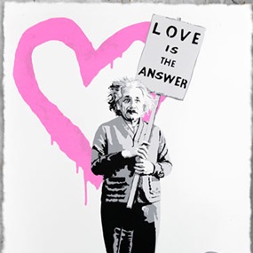 ♥=mc2 (Pink) by Mr Brainwash