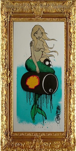 Mermaid In Oil (Gold) by Mau Mau