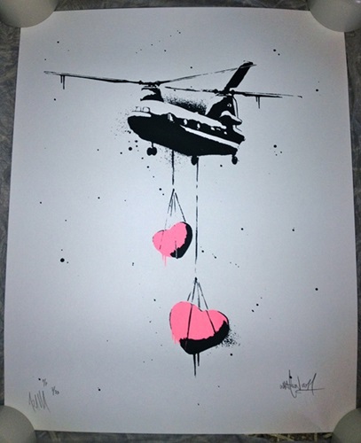 Chinook Hearts (Pink) by Martin Whatson