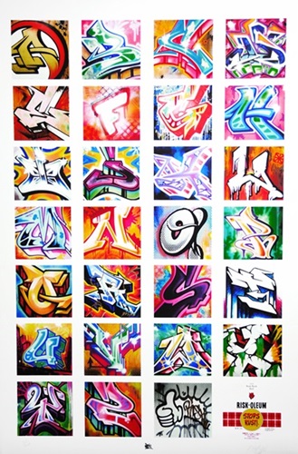 Alphabet Print  by Risk