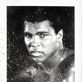 Magnificent Ali (Gold Diamond Dust) by Mr Brainwash