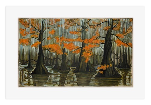 Cypress Swamp, Fall  by Billy Childish