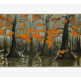 Cypress Swamp, Fall by Billy Childish