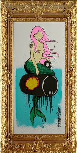Mermaid In Oil (Pink) by Mau Mau