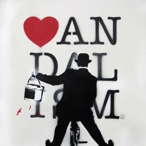 Love Vandal (Painting The Town Red) (First Edition) by Nick Walker