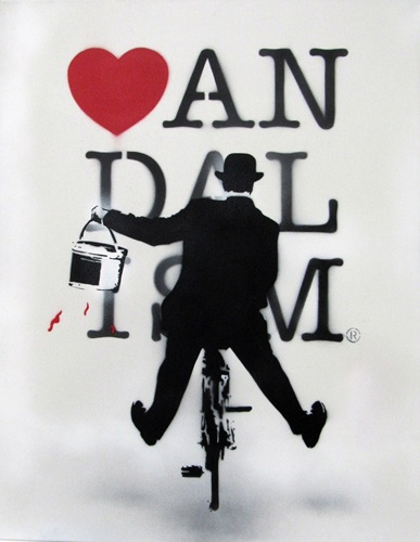 Love Vandal (Painting The Town Red) (First Edition) by Nick Walker
