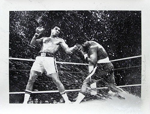 Grand Ali (Silver Diamond Dust) by Mr Brainwash