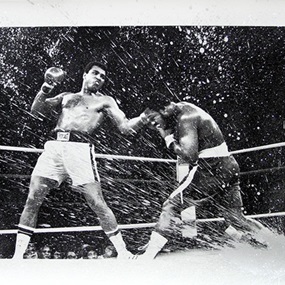 Grand Ali (Silver Diamond Dust) by Mr Brainwash