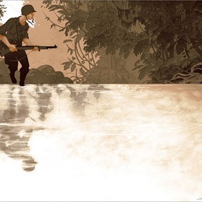 The Thin Red Line (Variant) by Peter Diamond