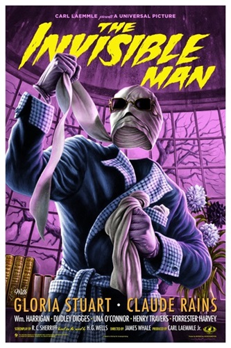 The Invisible Man (Variant) by Jason Edmiston