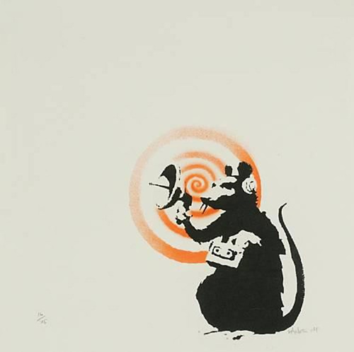 Radar Rat (First Edition) by Banksy