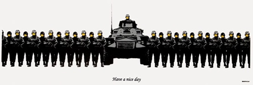 Have A Nice Day (Unsigned) by Banksy