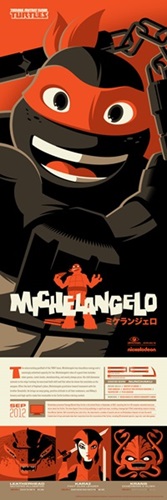 TMNT: Michelangelo  by Tom Whalen