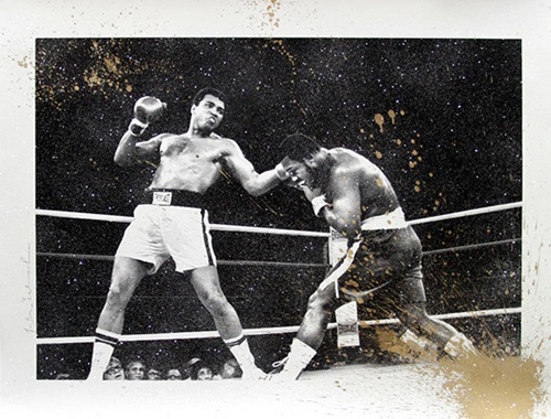 Grand Ali (Gold Diamond Dust) by Mr Brainwash