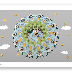 Krusty In The Sky With Diamonds (Variant) by Ken Kelleher