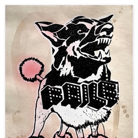 Diamond FAILEdoodle (Black / Tan) by Faile