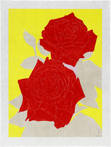 Two Roses  by Gary Hume