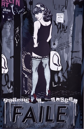 Gender Bender (Blue Stockings) by Faile