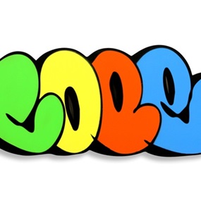 Classic Woodcut Throw-Up (Multi-Colored Edition) by Cope2