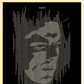 Decoding Disinformation (Black) by Shepard Fairey