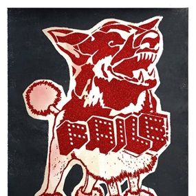 Diamond FAILEdoodle (Red / Black) by Faile